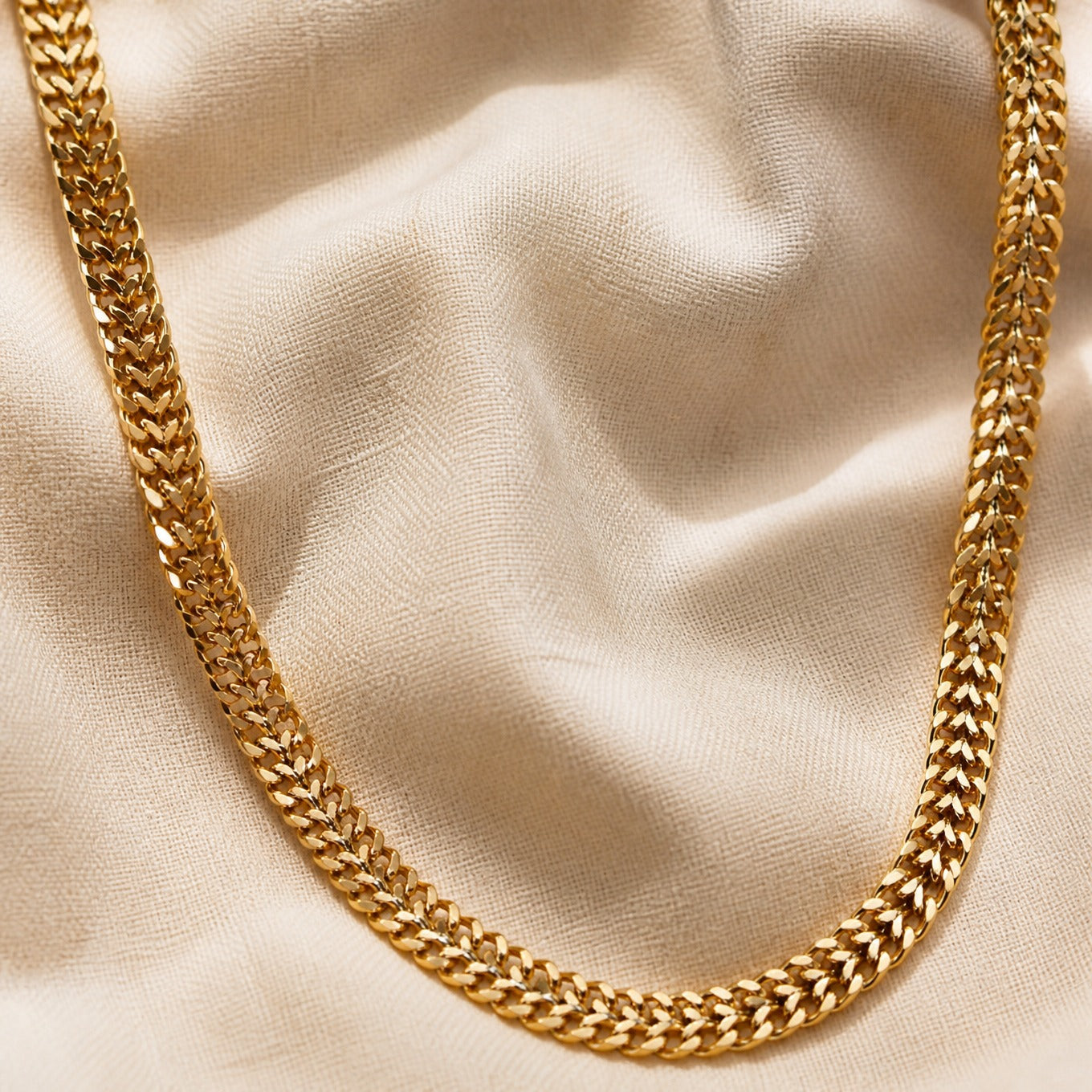 Elevated Gold Link Necklace