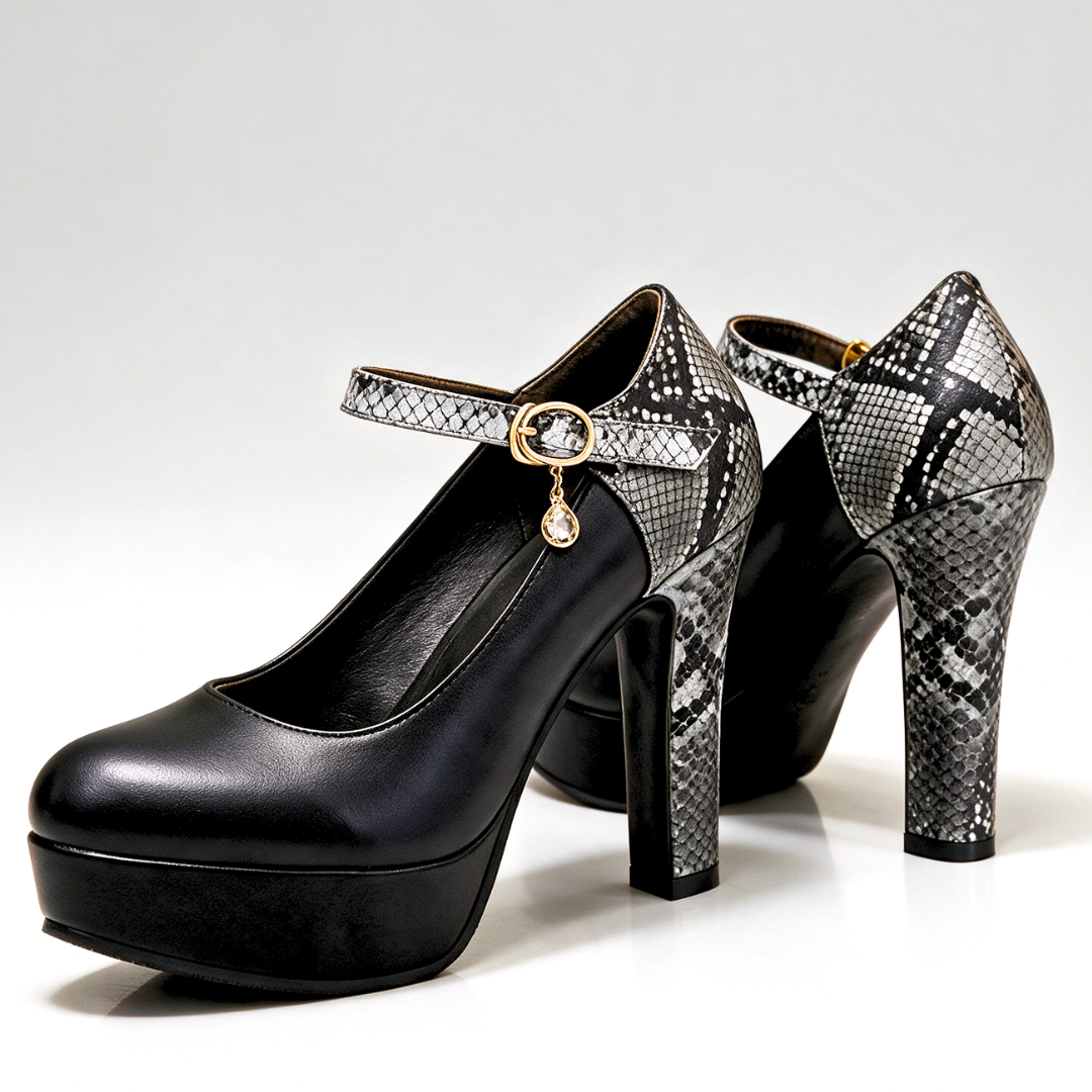 Elle Python Pump