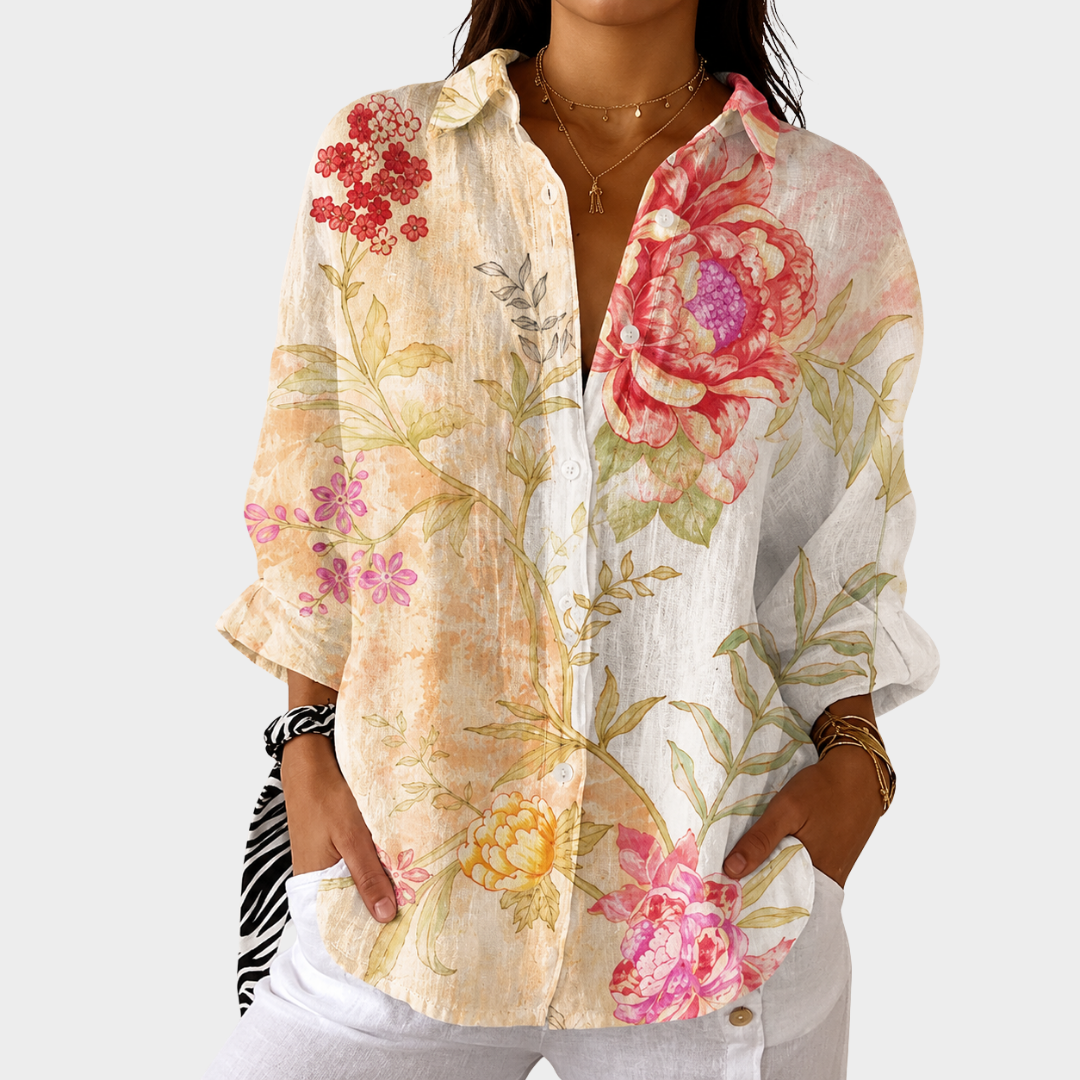 Elise | Light Colorful Printed Blouse