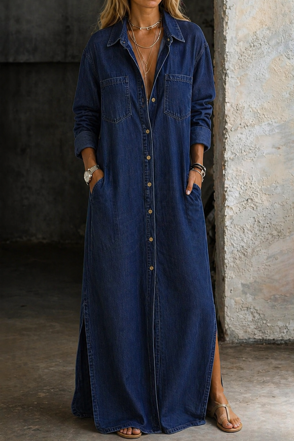 Delana | Button-Down Dress