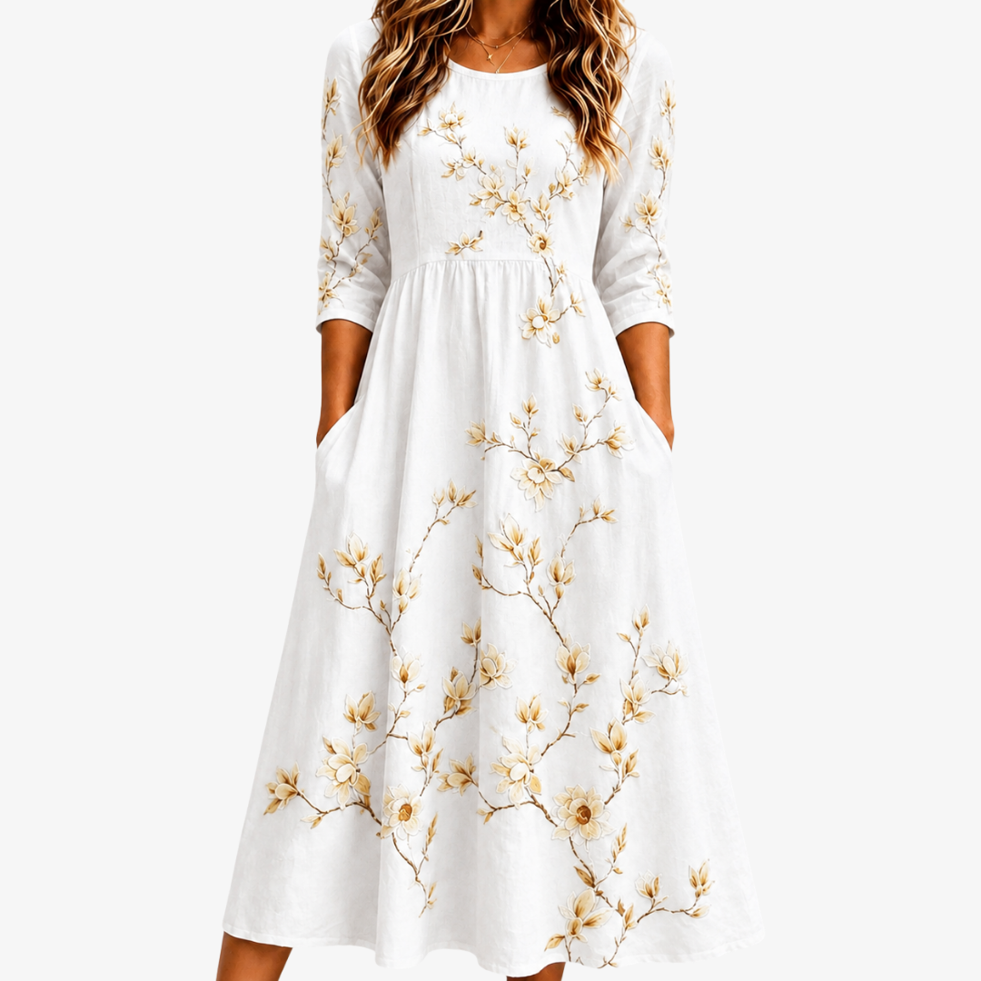 Ivory Blossom Grace Dress