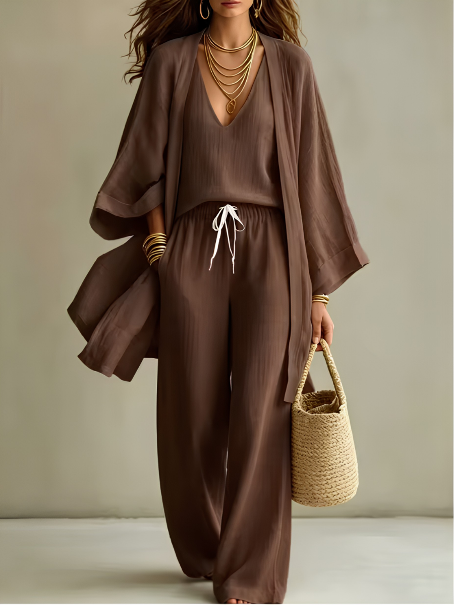 Elena | 3-Piece Breathable Fabric Set