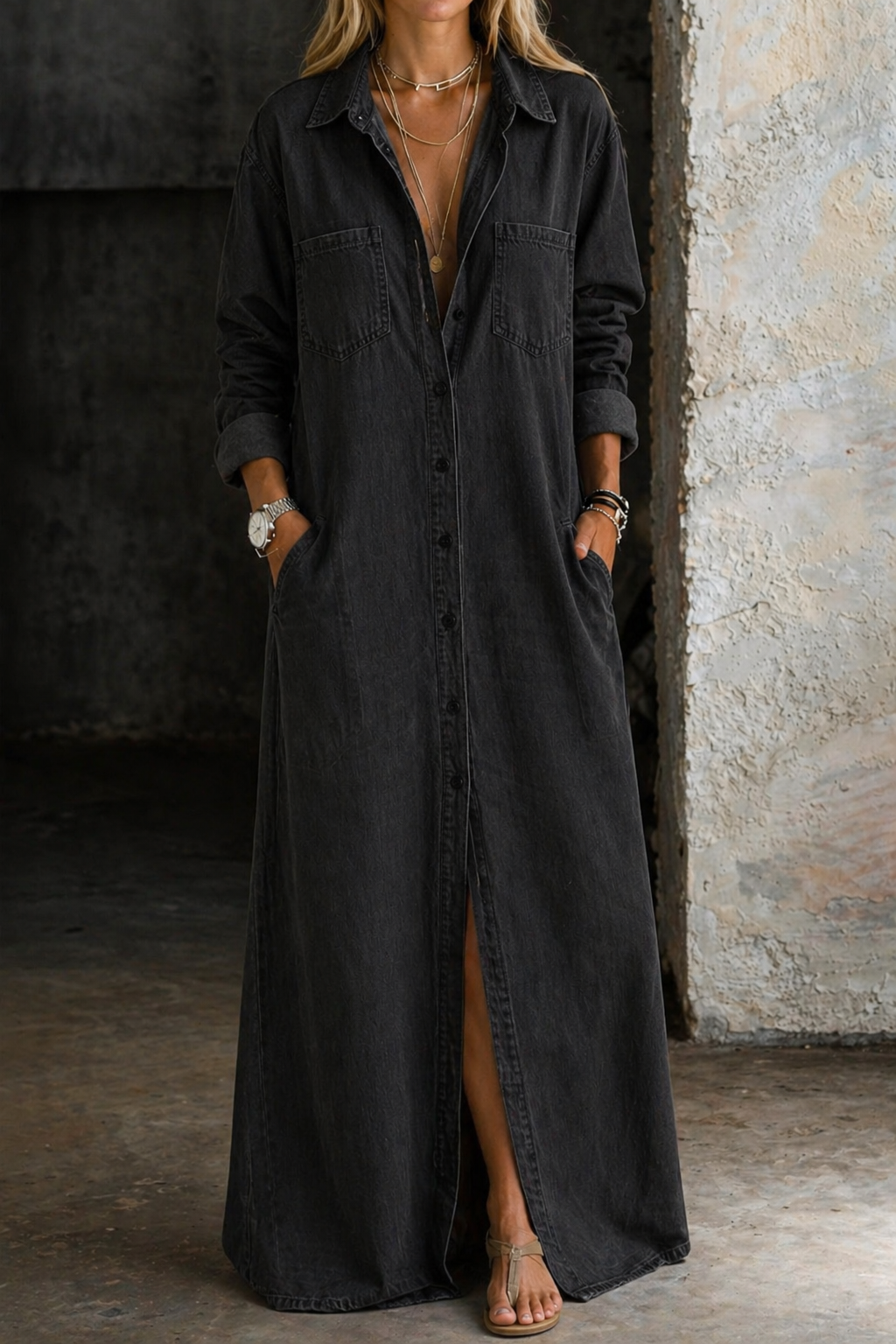Delana | Button-Down Dress