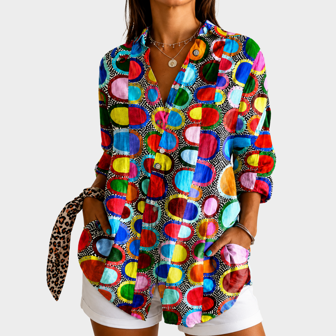 Lily | Confetti Circle Joy Blouse