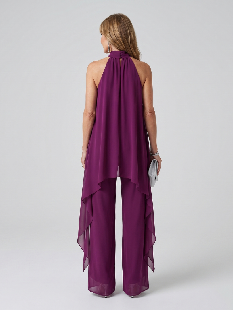Bearim | Ensemble Tunique Asymétrique à Col Licou