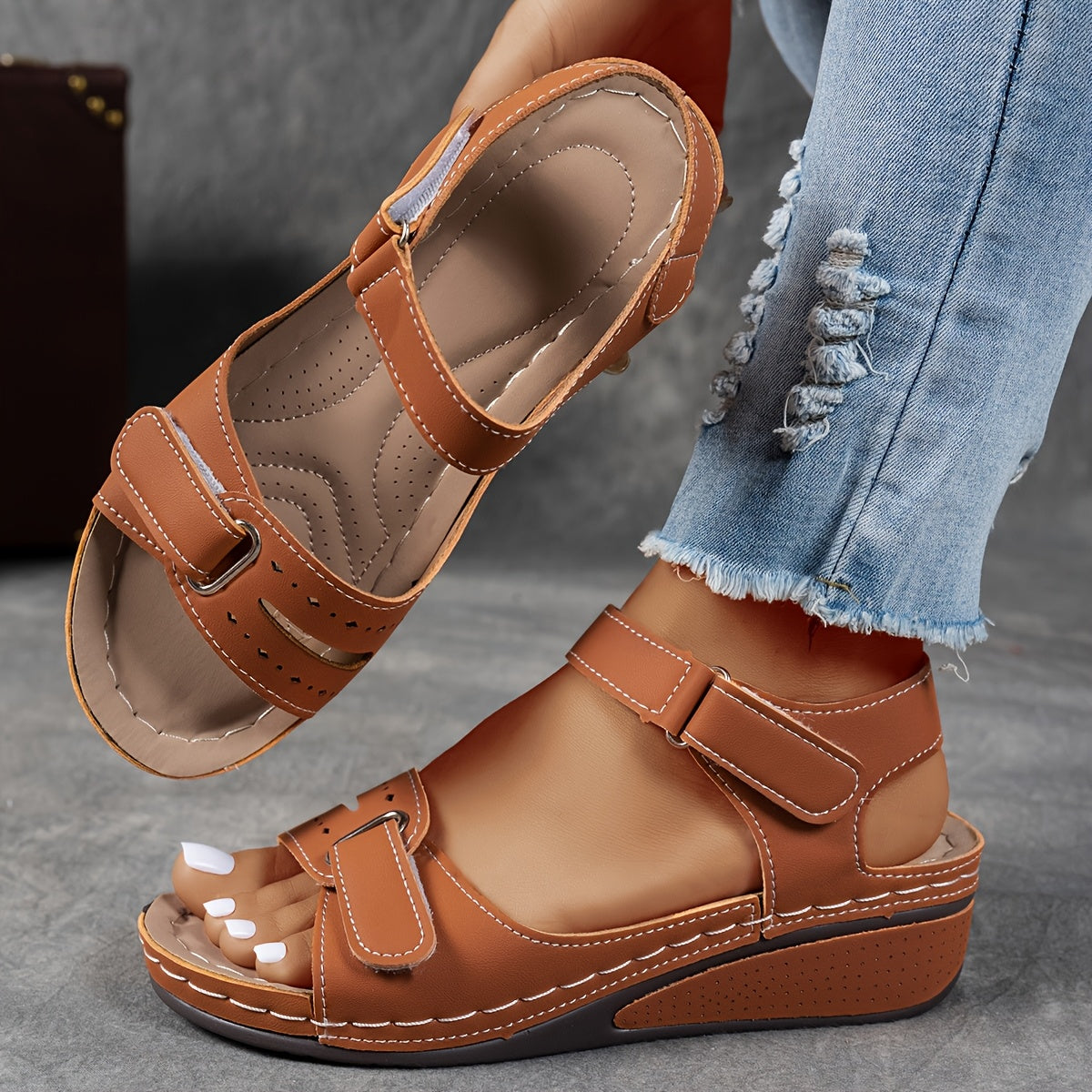 Mila | Comfort Adjustable Strap Sandals