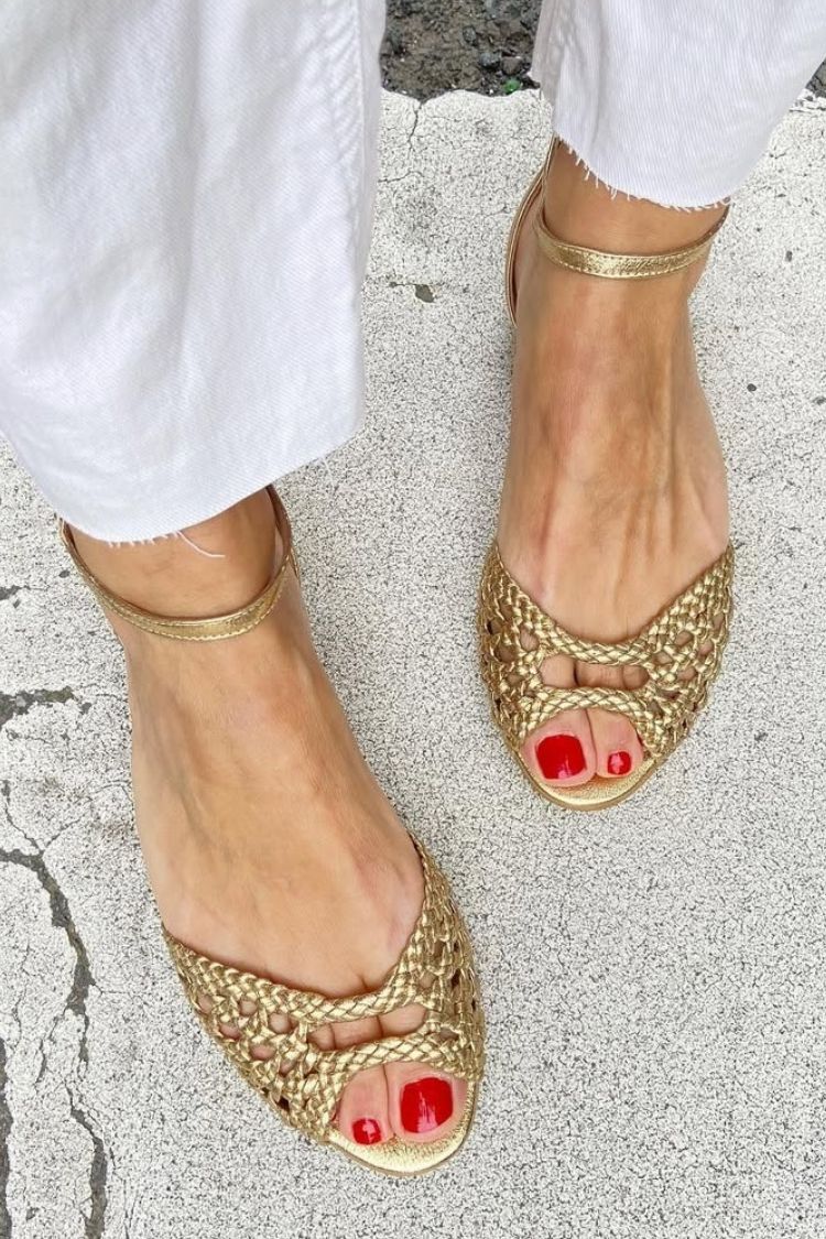 Lei | Woven Flat Sandals