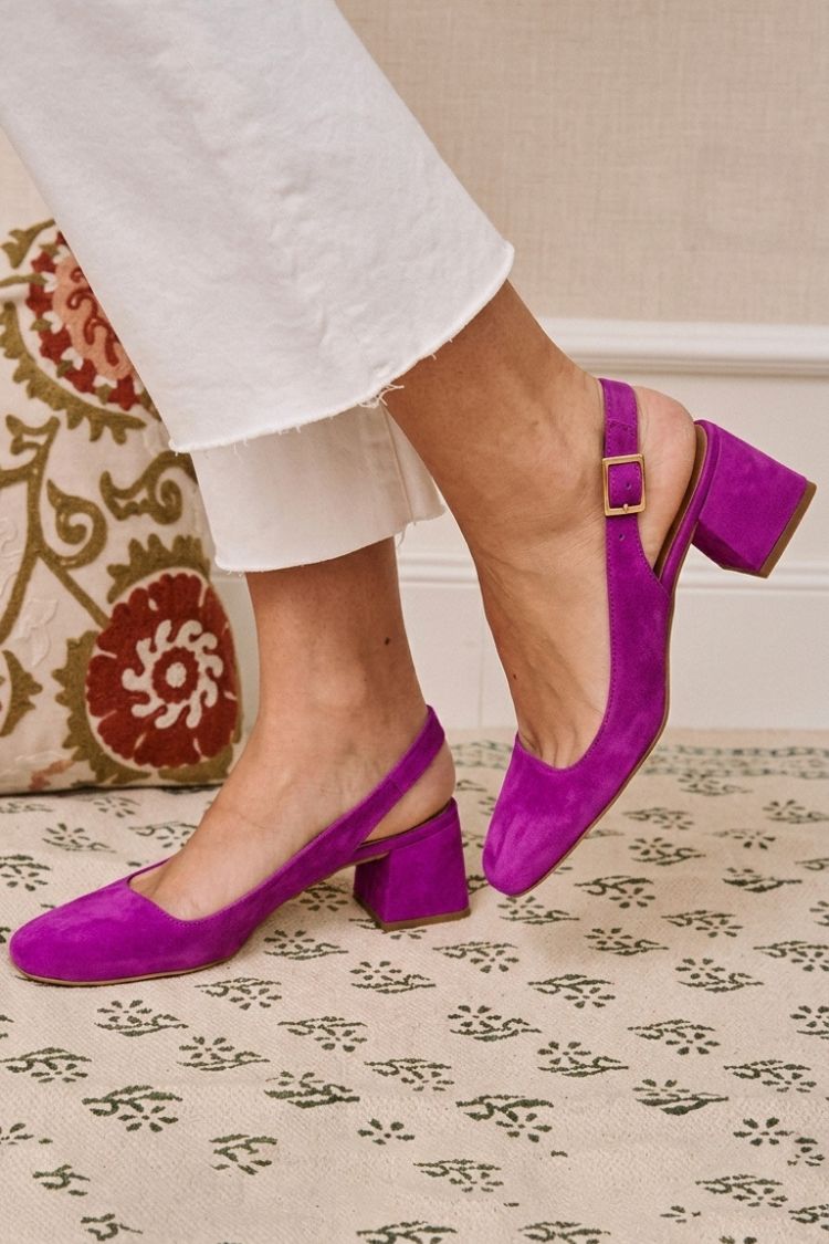 Rica | Chunky Slingback Heels