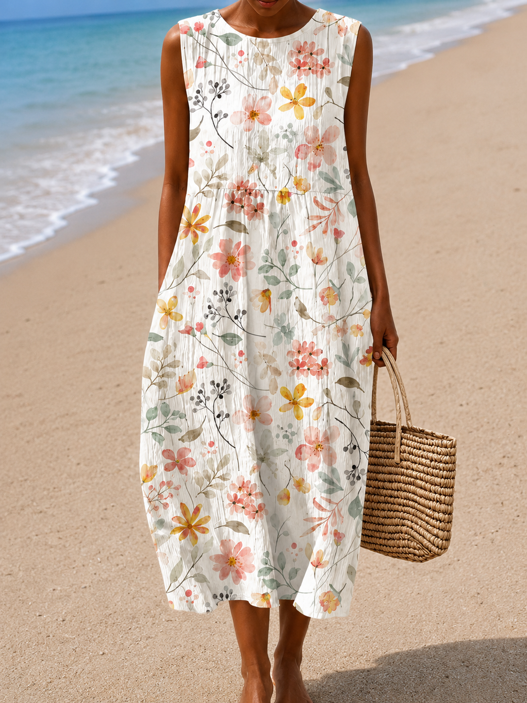 Donna - Casual Sleeveless Dress for Women
