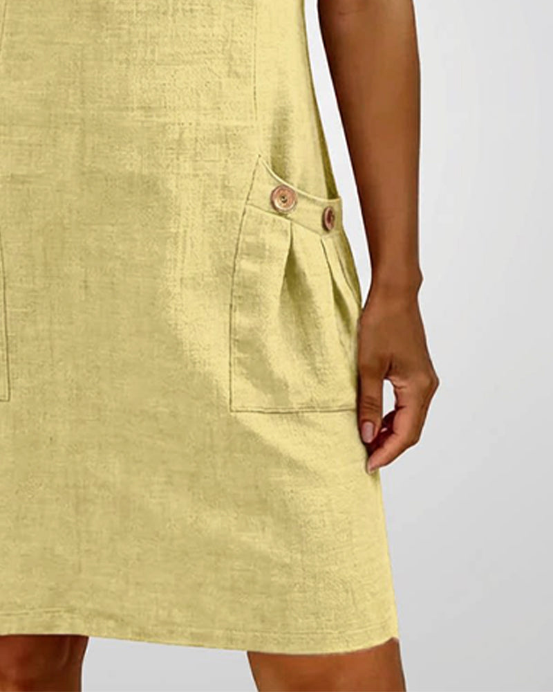 Vania - Dress with Zip Pocket