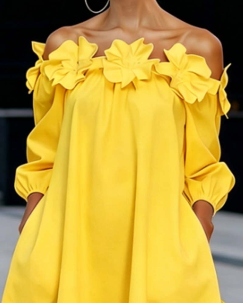 Rosavelle | Off-Shoulder Floral Dress