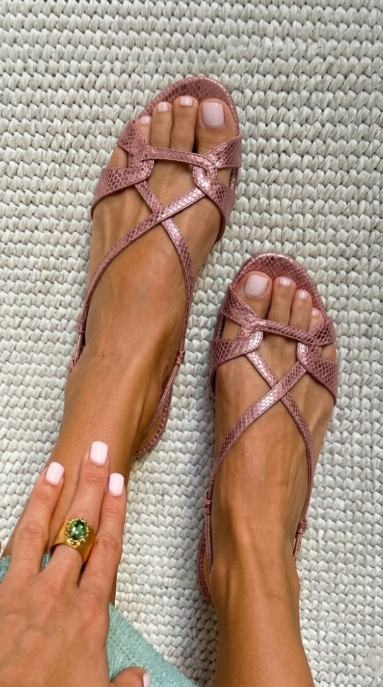 Geela | Slingback Flat Sandals