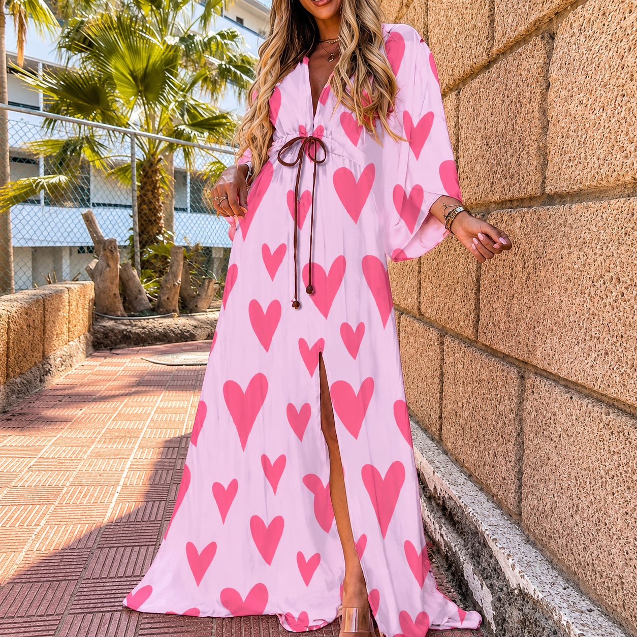 Daria | Printed Kaftan Maxi Dress