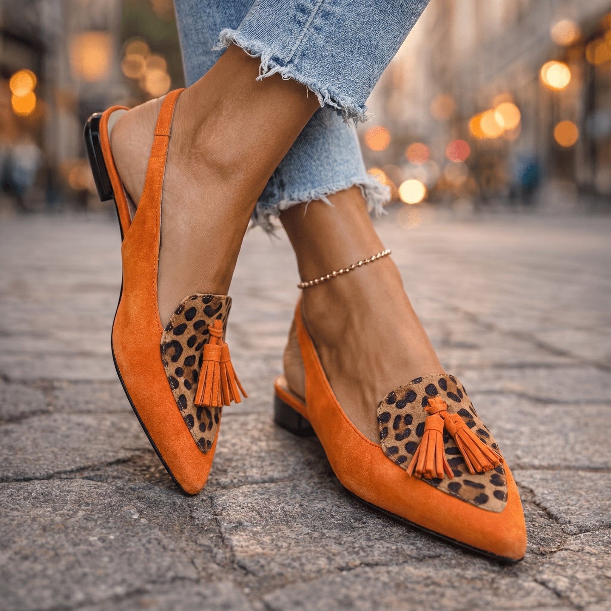 Elodie | Elegant Tassel Sandals