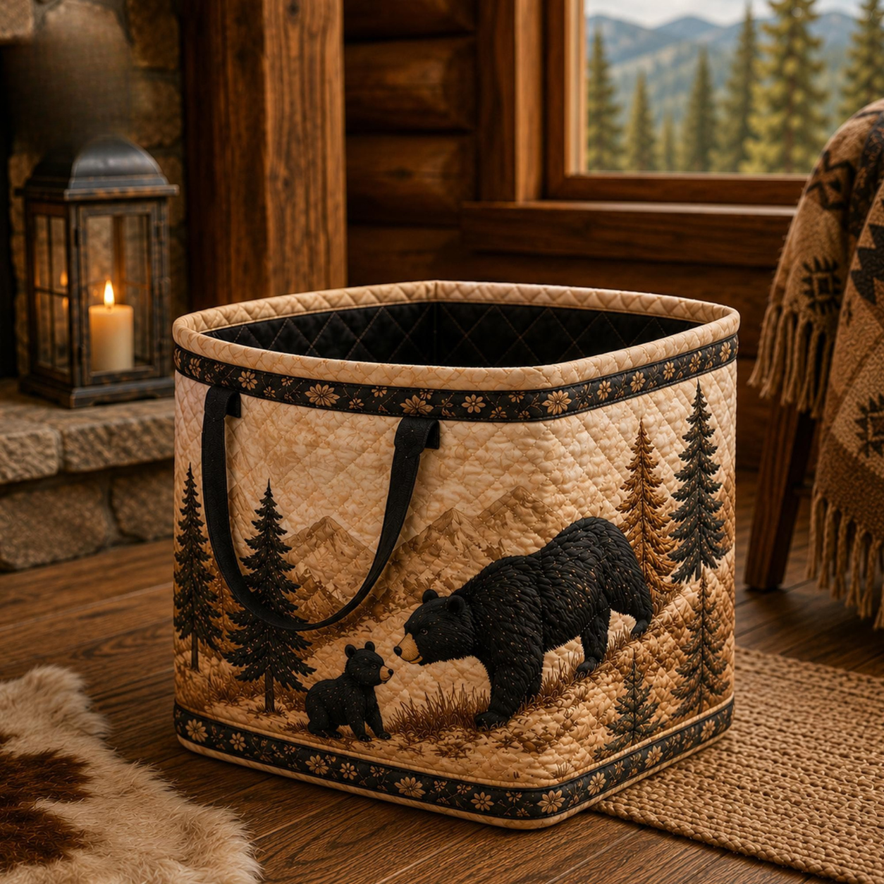 Aspen Quilted Storage Basket