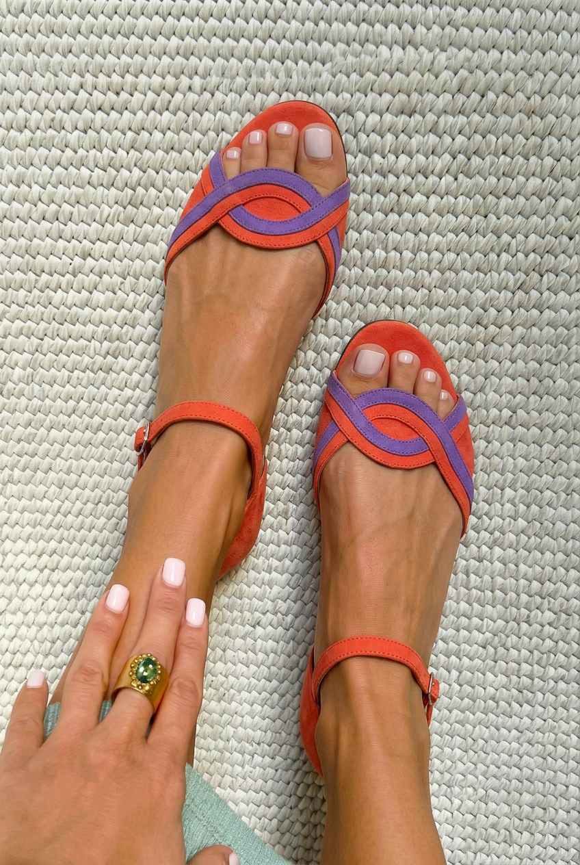 Zandy | Interlocking Flat Sandals