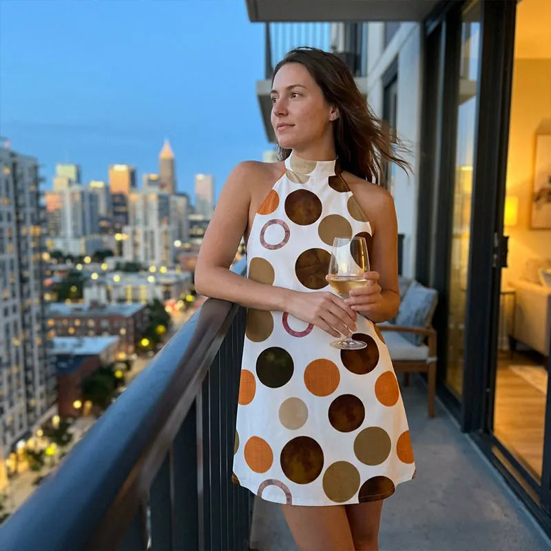 Aurora | Tie-Neck A-Line Dress