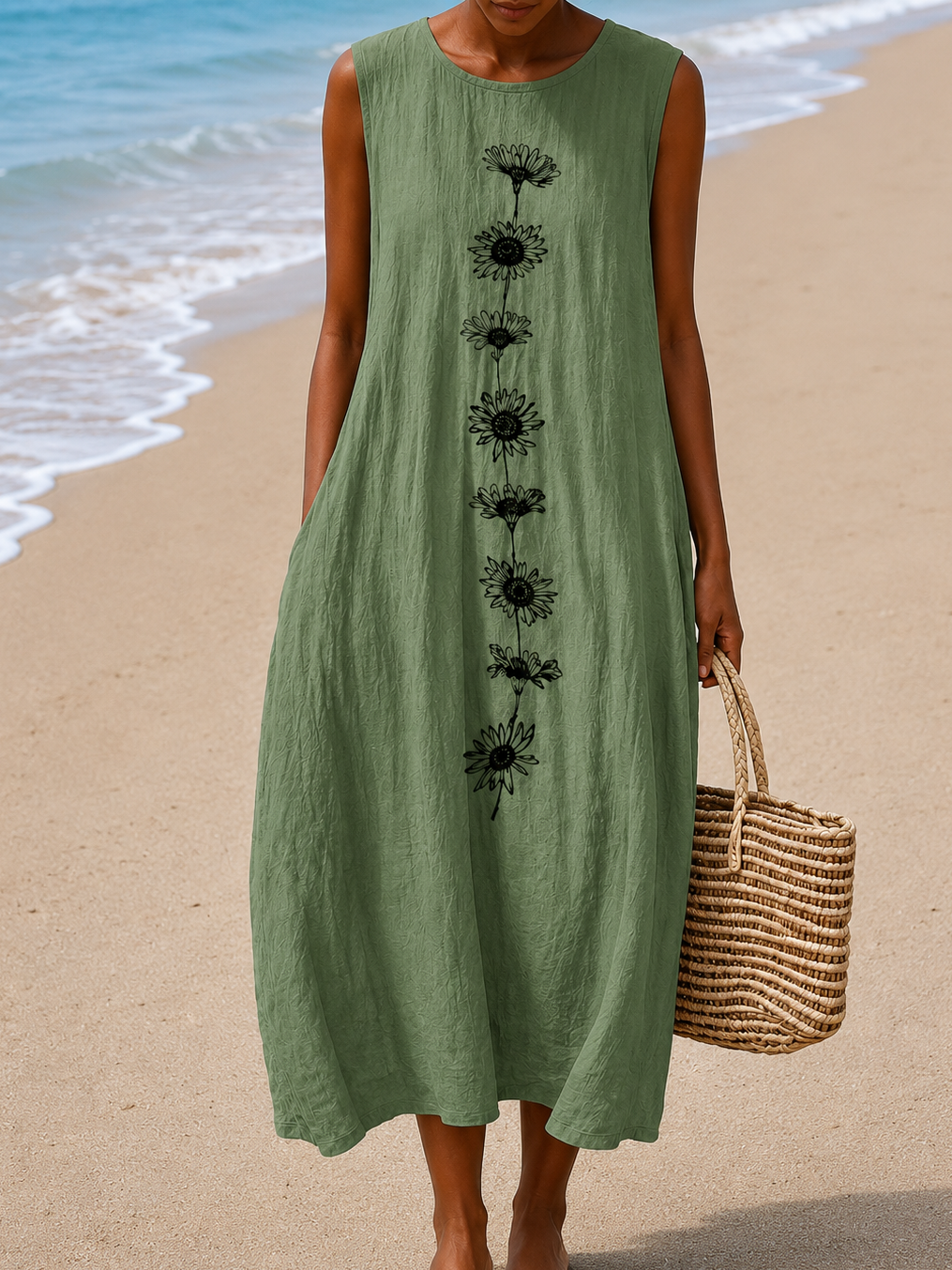 Cheryl - Sleeveless Casual Dress for Women
