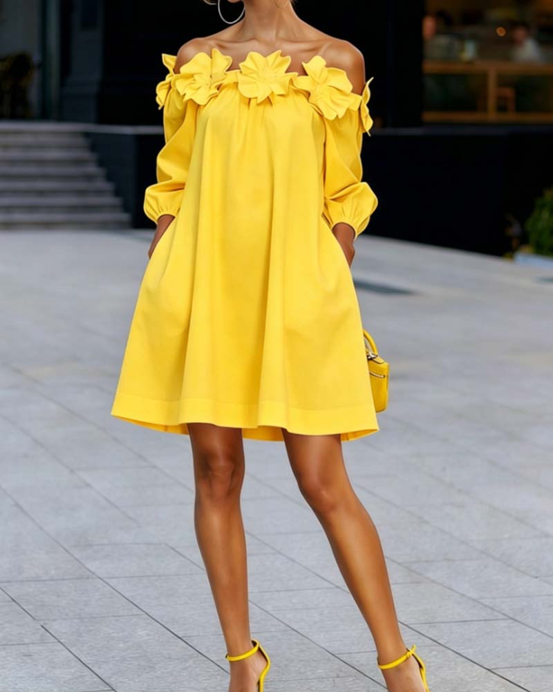 Rosavelle | Off-Shoulder Floral Dress