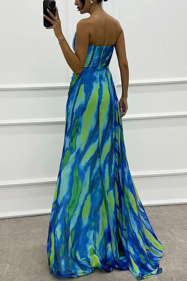 Peyton | Vibrant Draped Dress