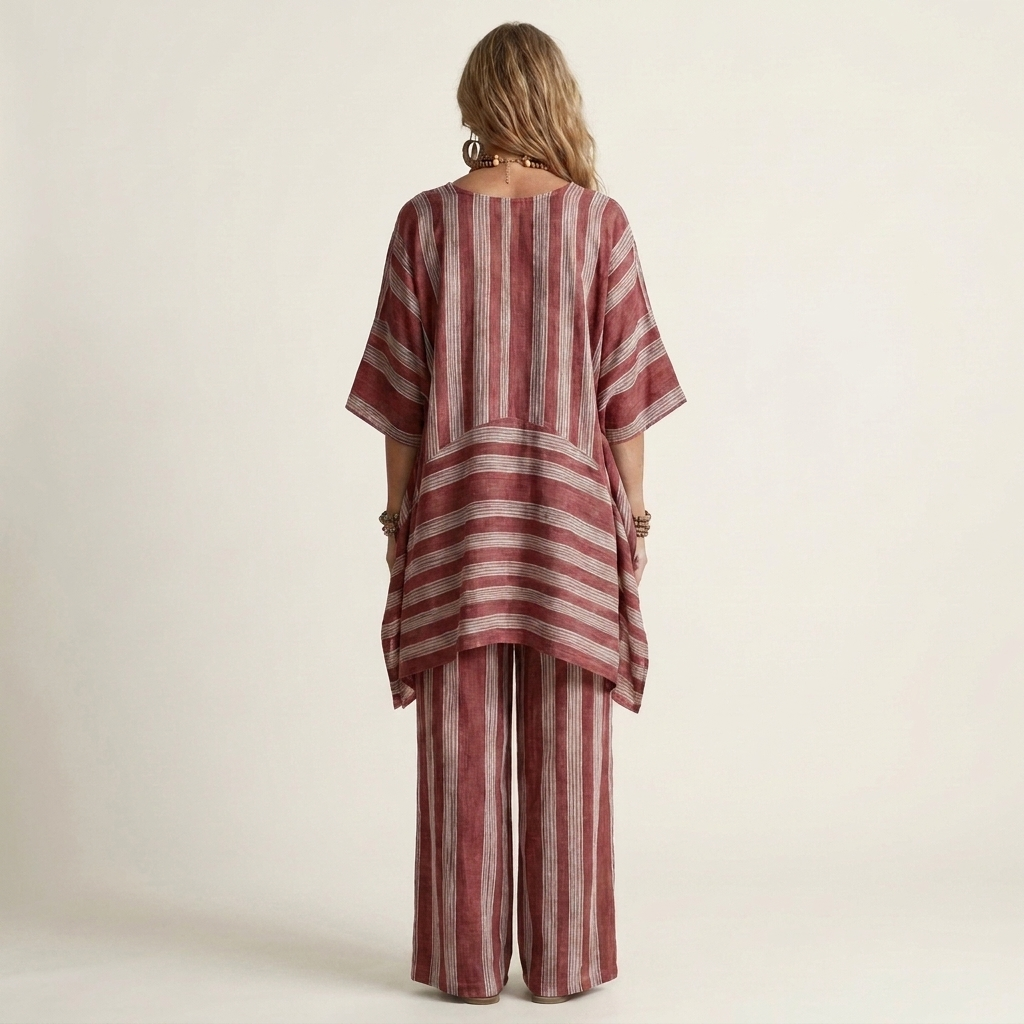 Kiara | Striped Two-Piece Casual Set
