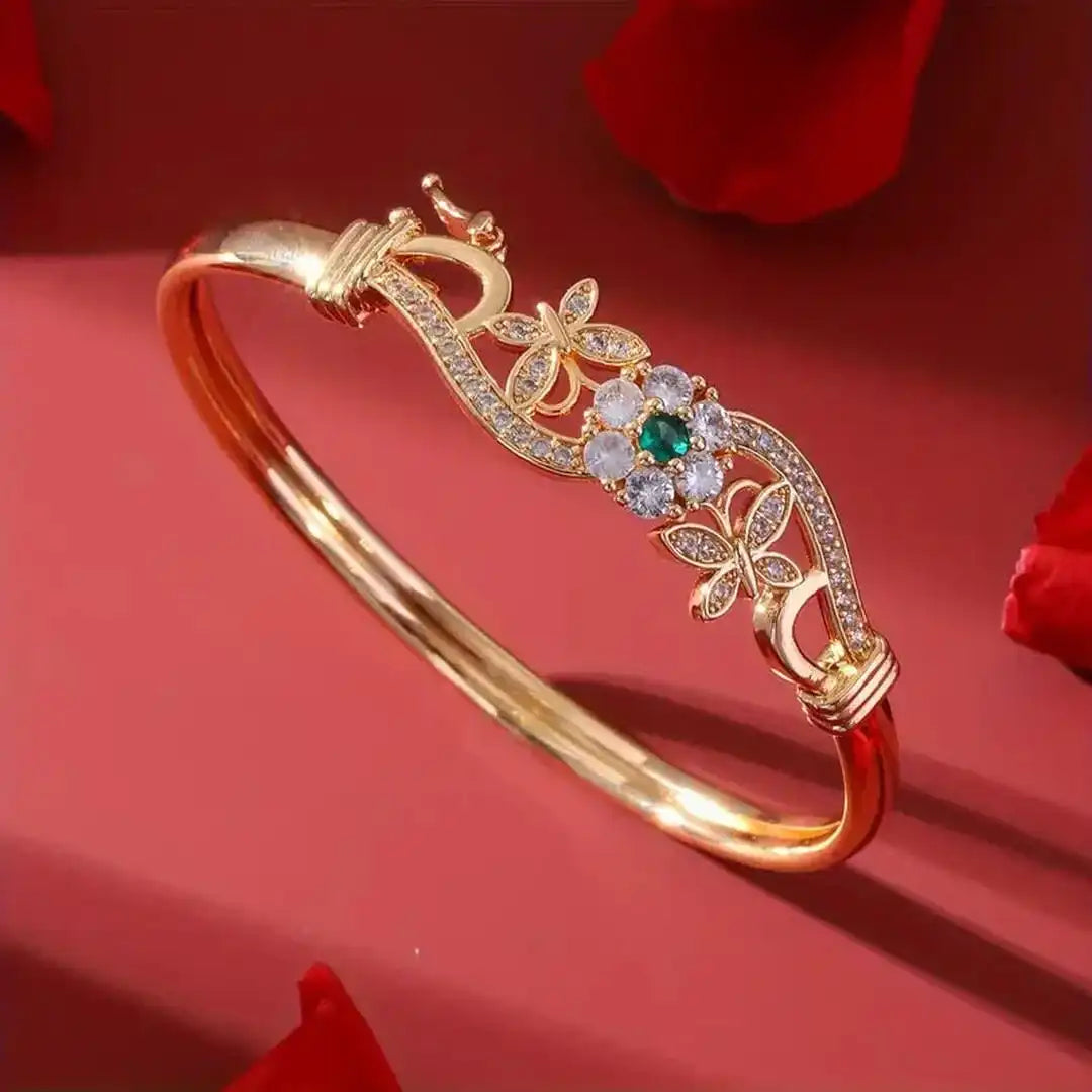 Zirconia Green Crystal Bracelet