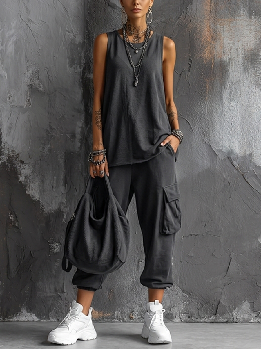 Valentina | Soft Two-Piece Casual Set with Pockets