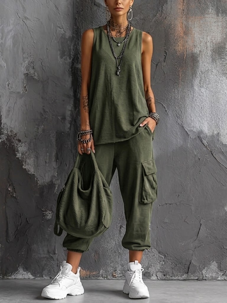 Valentina | Soft Two-Piece Casual Set with Pockets