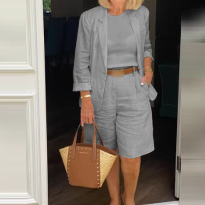 Sorella | Two-Piece Blazer & Shorts Set