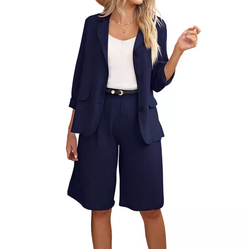 Sorella | Two-Piece Blazer & Shorts Set