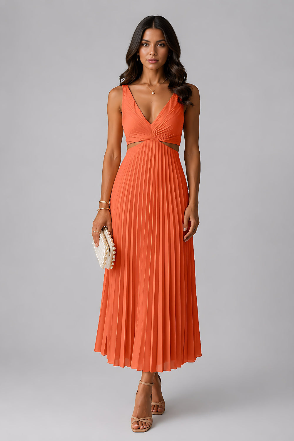 Stella | Robe midi portefeuille