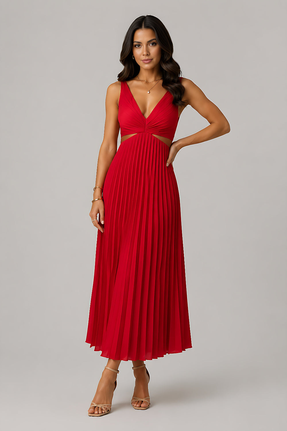 Stella | Robe midi portefeuille