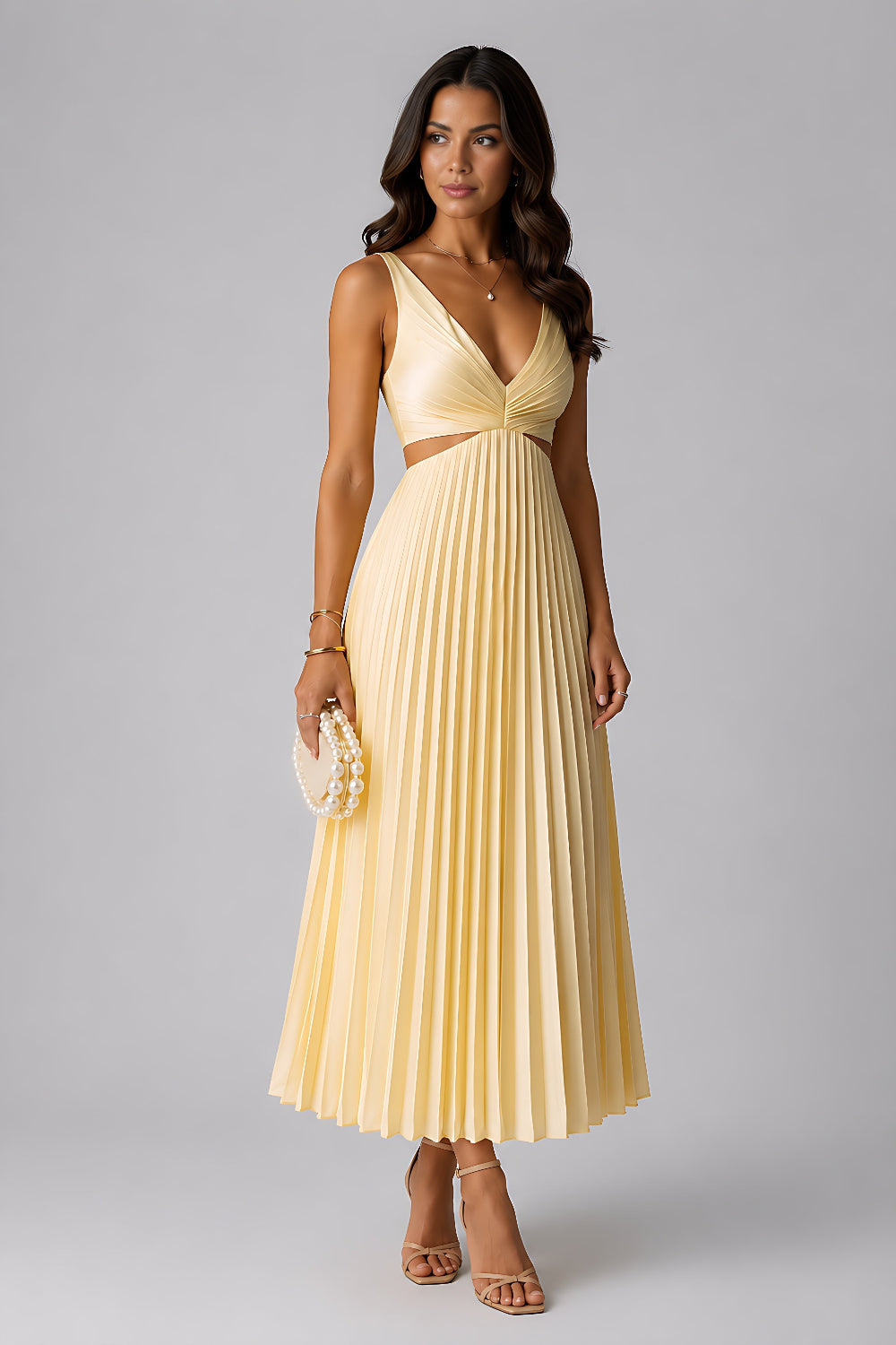 Stella | Robe midi portefeuille