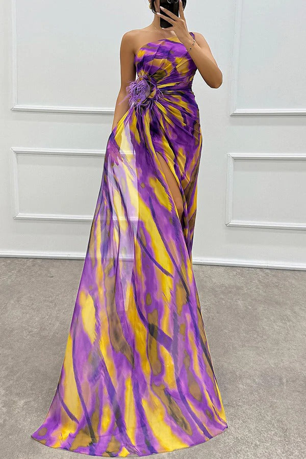 Peyton | Vibrant Draped Dress