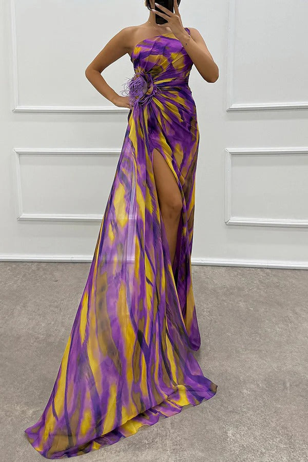 Peyton | Vibrant Draped Dress