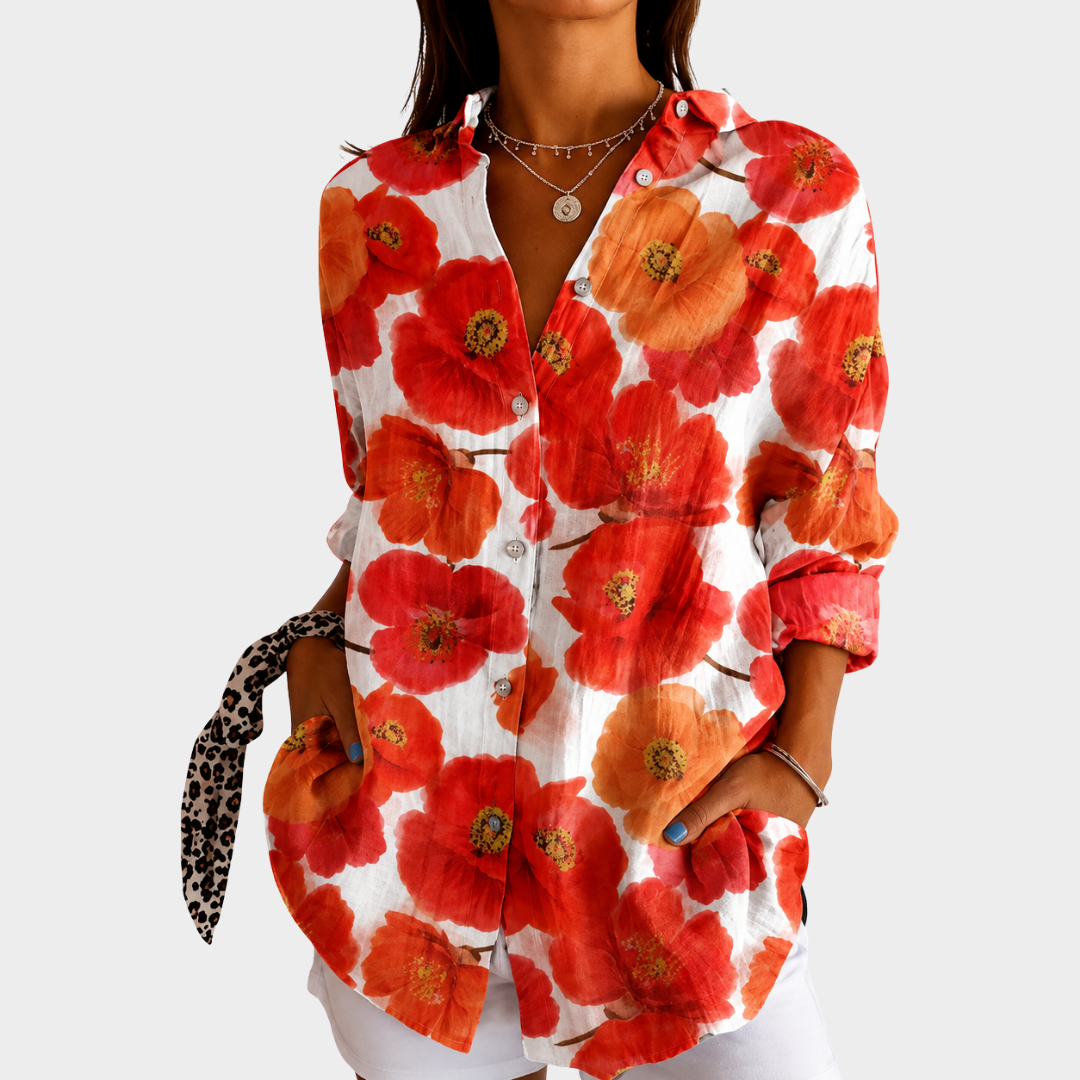 Natalia | Light Colorful Printed Blouse