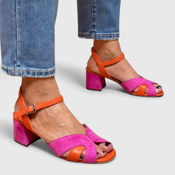 Devynne Orthopedic Real Leather Heels