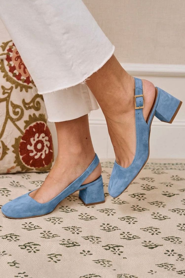 Rica | Chunky Slingback Heels