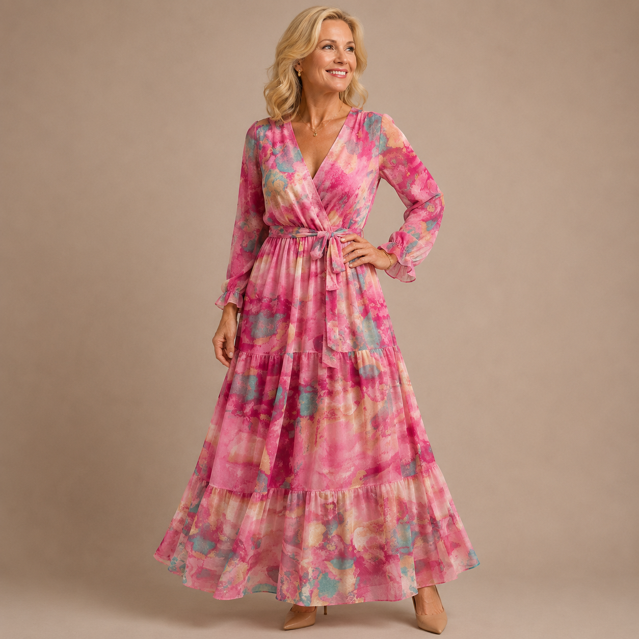 Rachel | Floral Wrap Dress