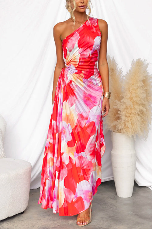 Trinity | Vibrant Tropical Evening Dress