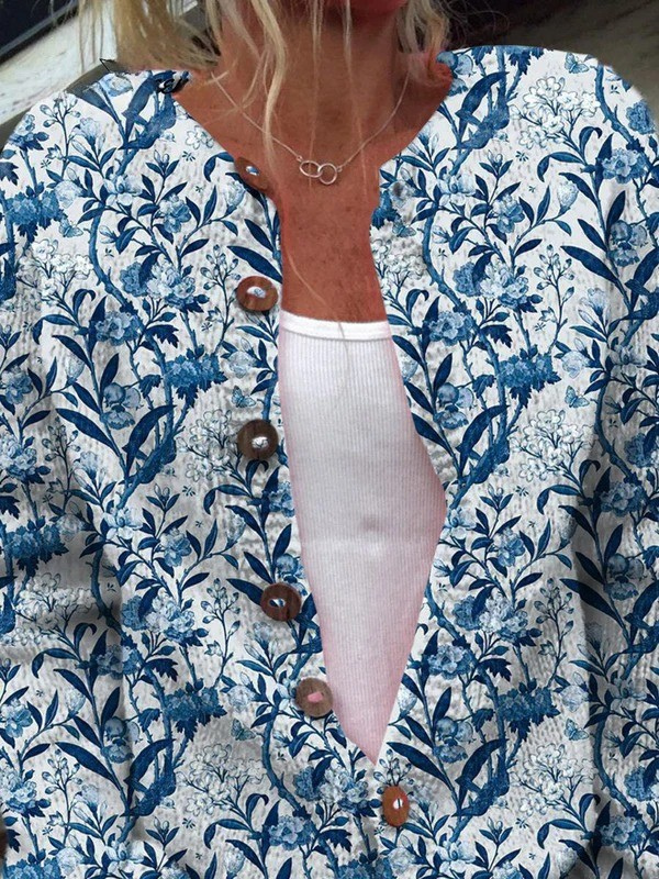 Tiverly | Vintage Floral Cardigan