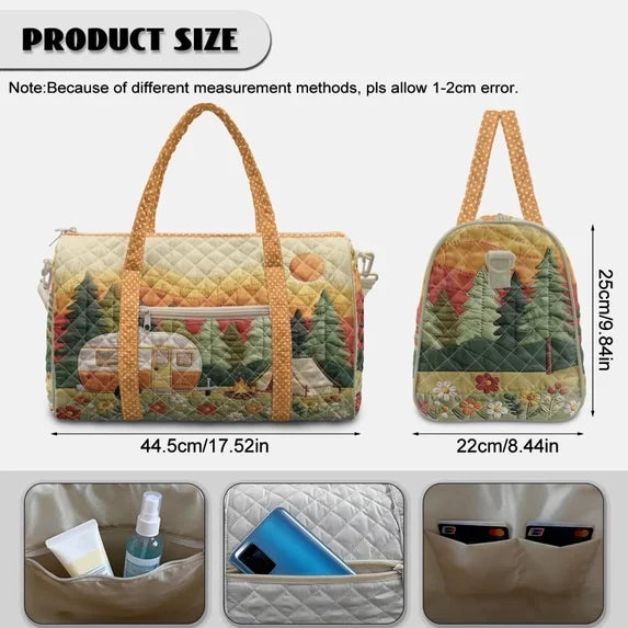The Stargazer Camper Quilted Travel Bag LV09