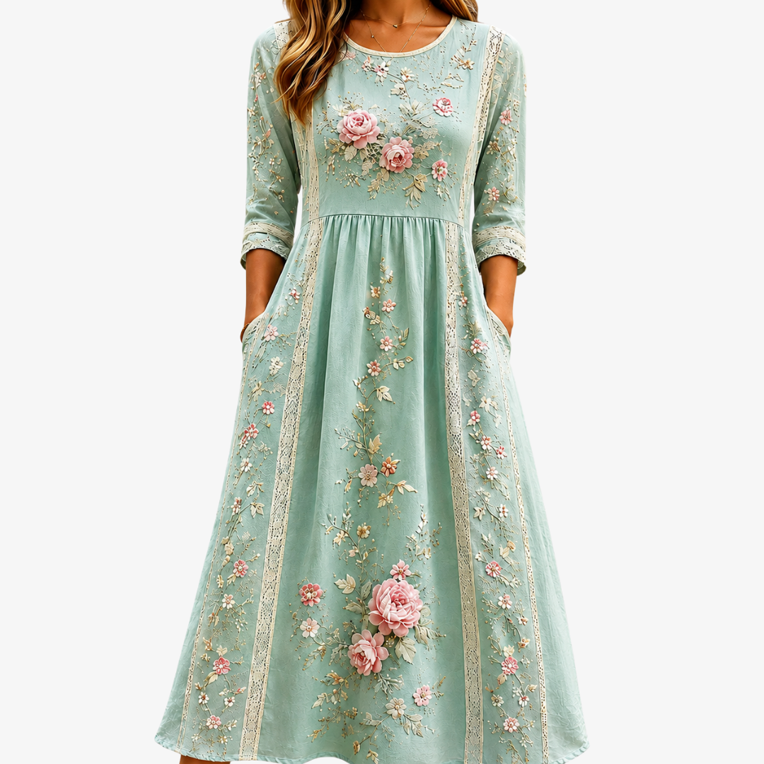 Blush Rose Garden Dress