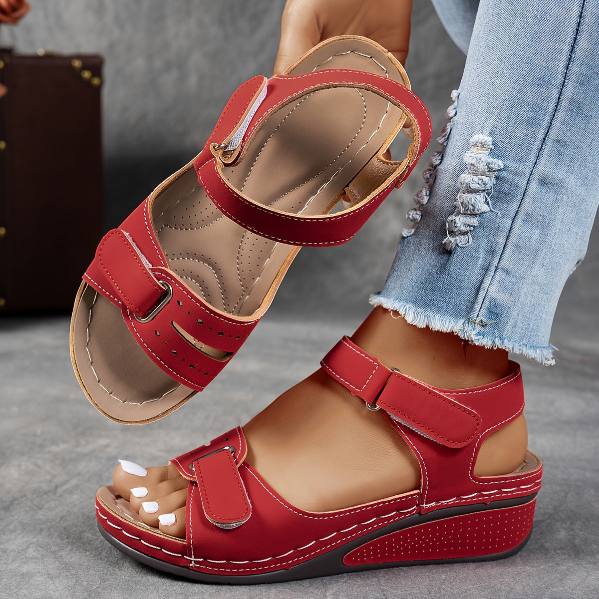 Mila | Comfort Adjustable Strap Sandals