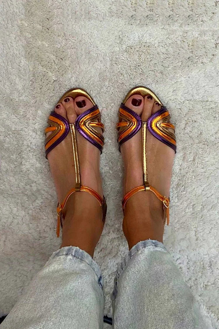 Gaia | Peep-Toe Sandals