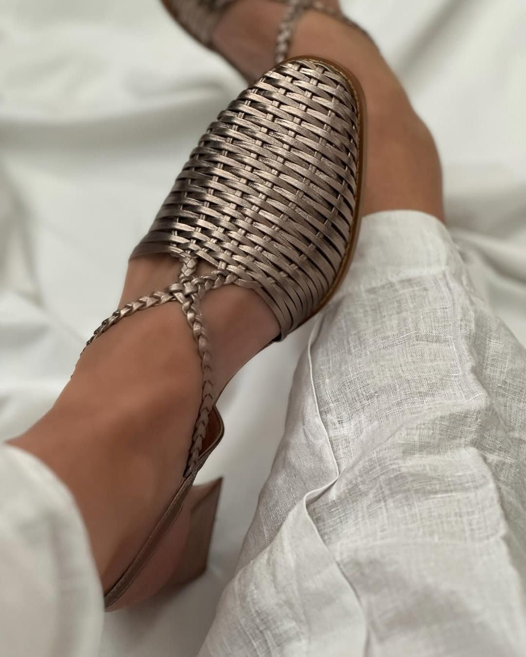 Kaye | Woven Block Heels