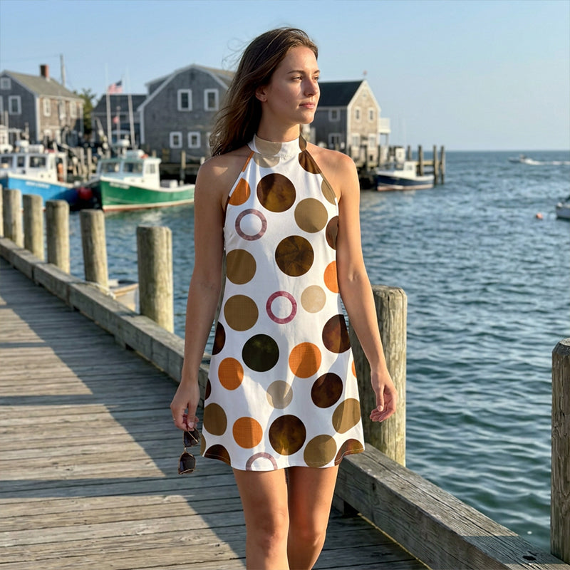 Aurora | Tie-Neck A-Line Dress