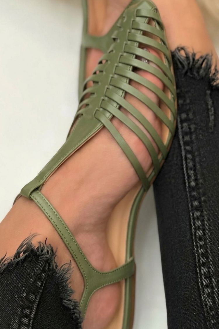Rosy | Cut-Out T-Strap Sandals