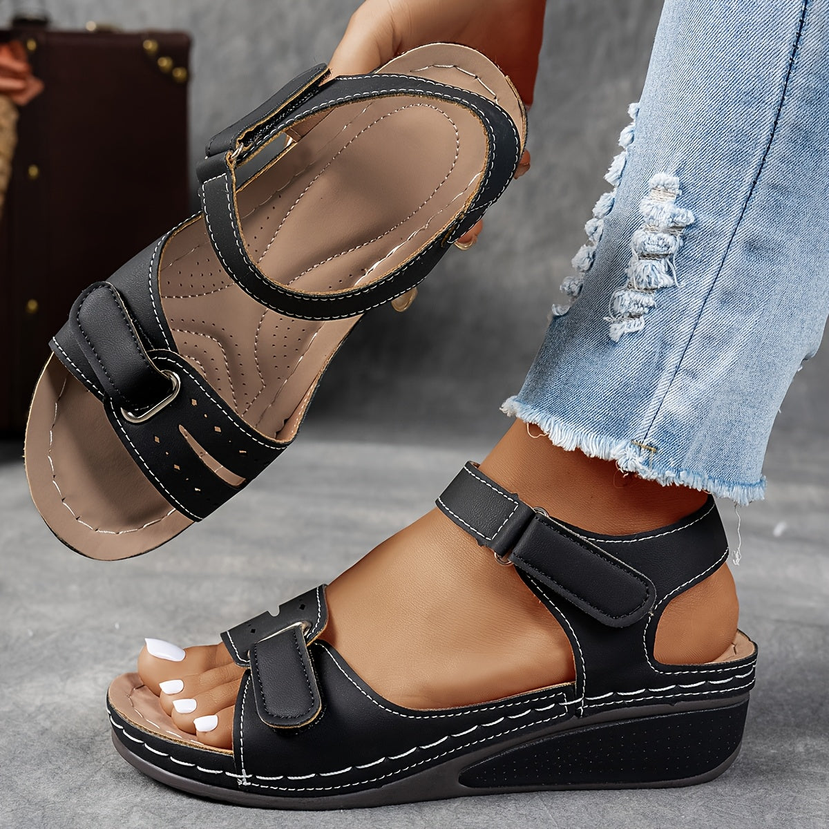 Mila | Comfort Adjustable Strap Sandals