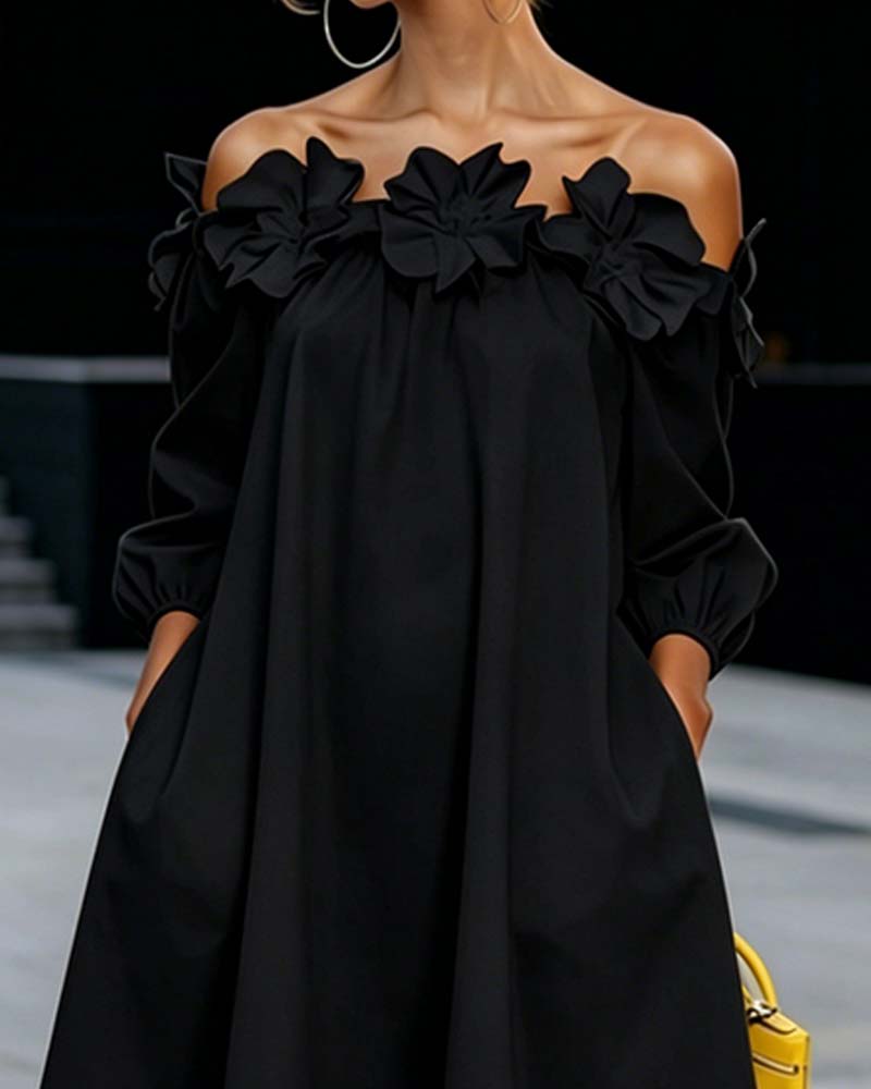 Rosavelle | Off-Shoulder Floral Dress
